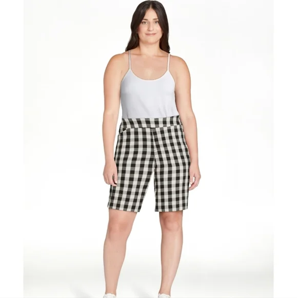 Time and Tru Shorts Womens Time And Tru Pull On Bermuda Shorts